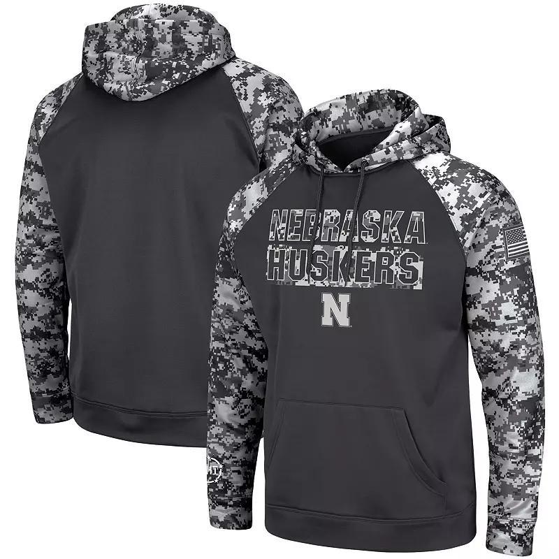 Men's Colosseum Charcoal Florida Gators OHT Military Appreciation Digital Camo Pullover Hoodie, Size: 2XL Product Image