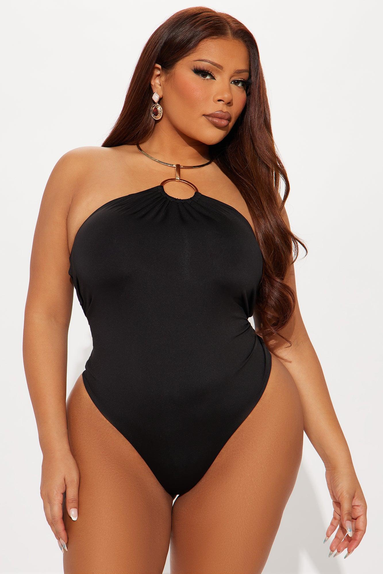 Hera Halter Bodysuit - Black Product Image