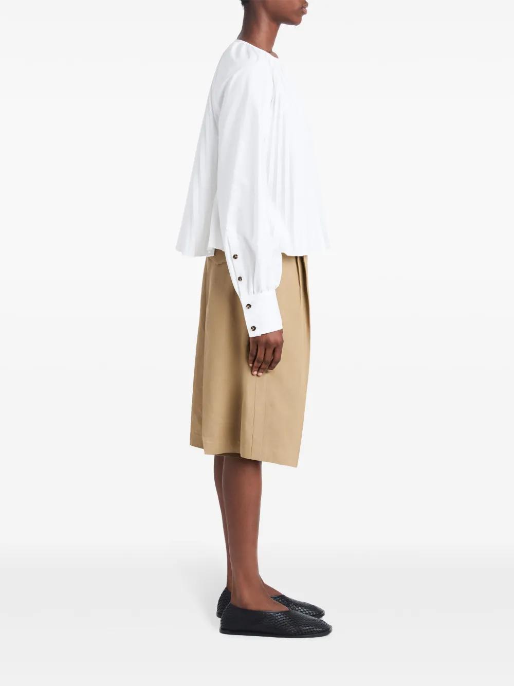 Monica pleat-detailing blouse  Product Image