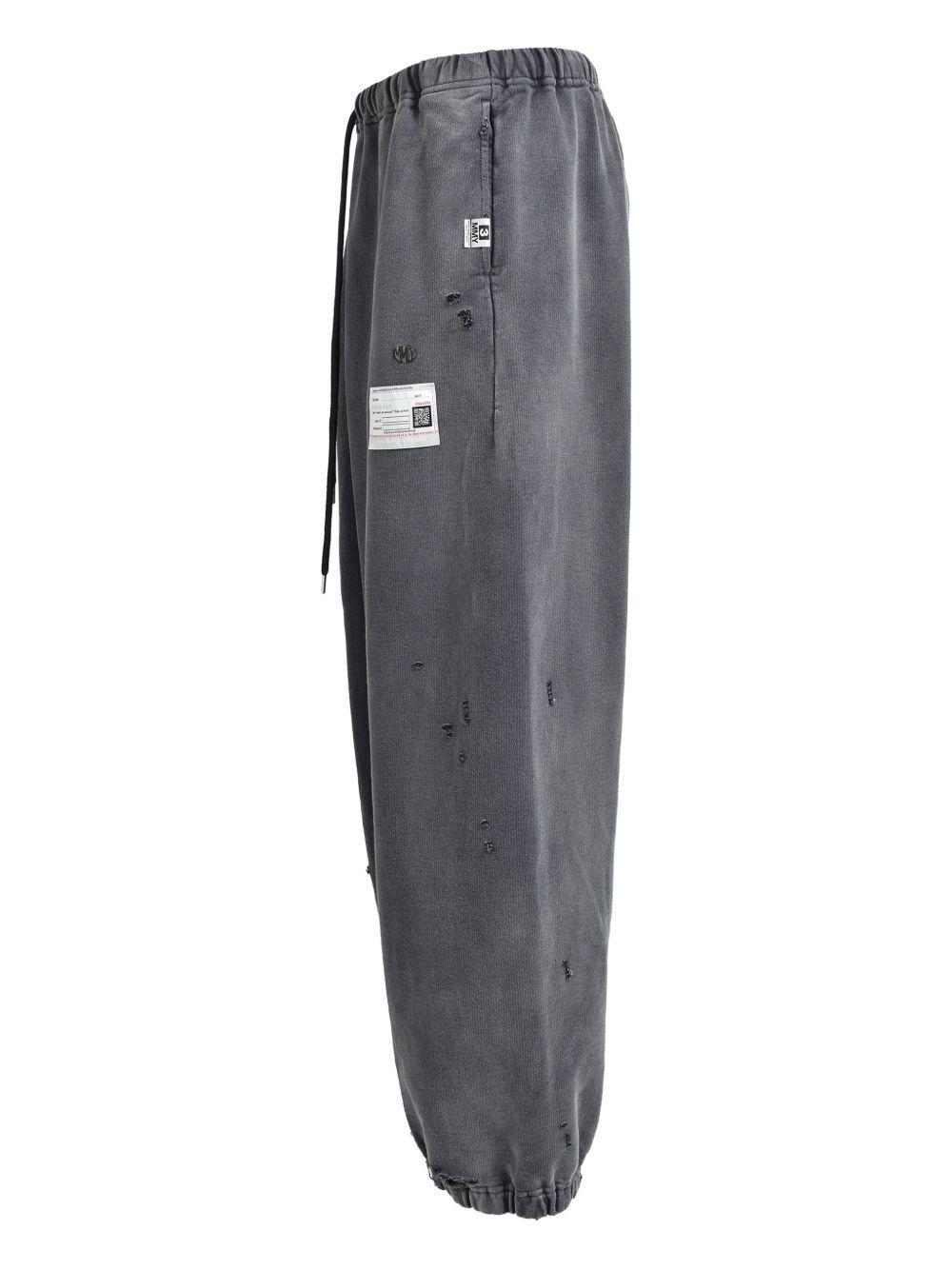 distress effect joggers Product Image