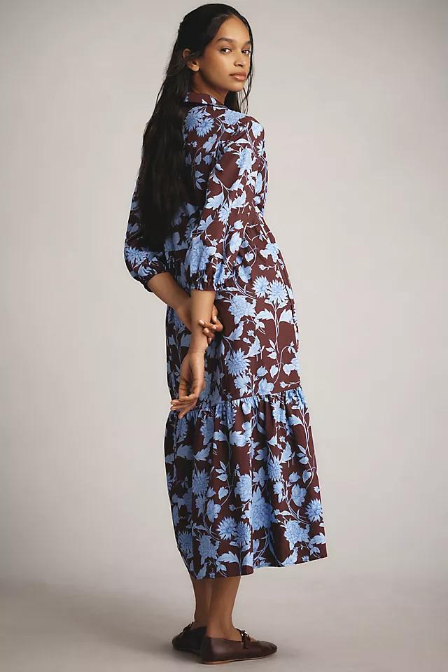 The Bettina Tiered Shirt Dress by Maeve Product Image