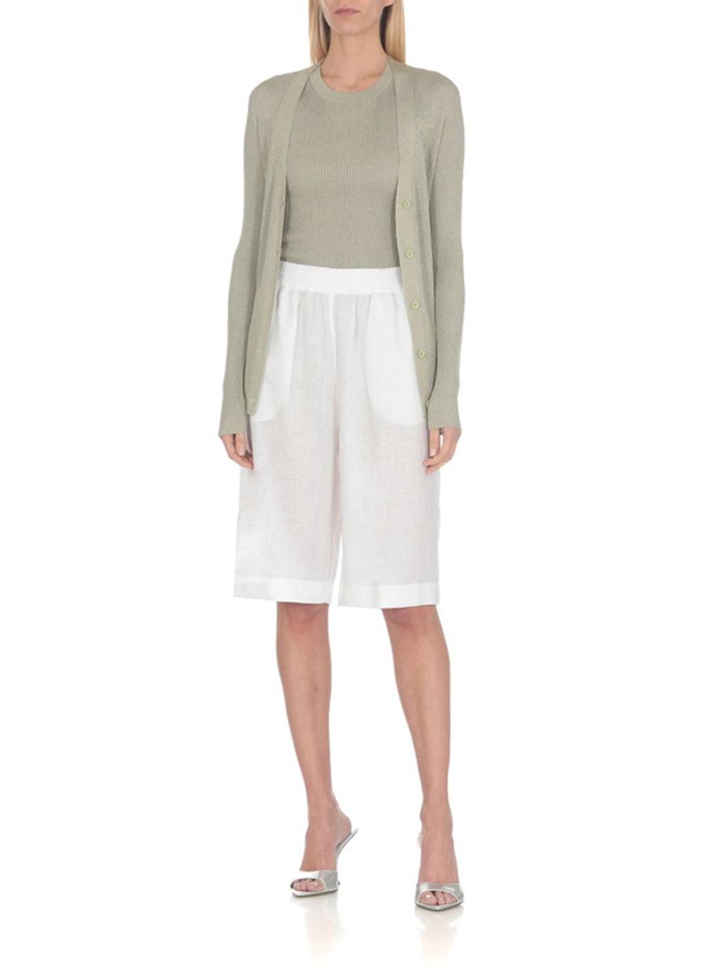 FABIANA FILIPPI Knitted Tops. In Green Product Image