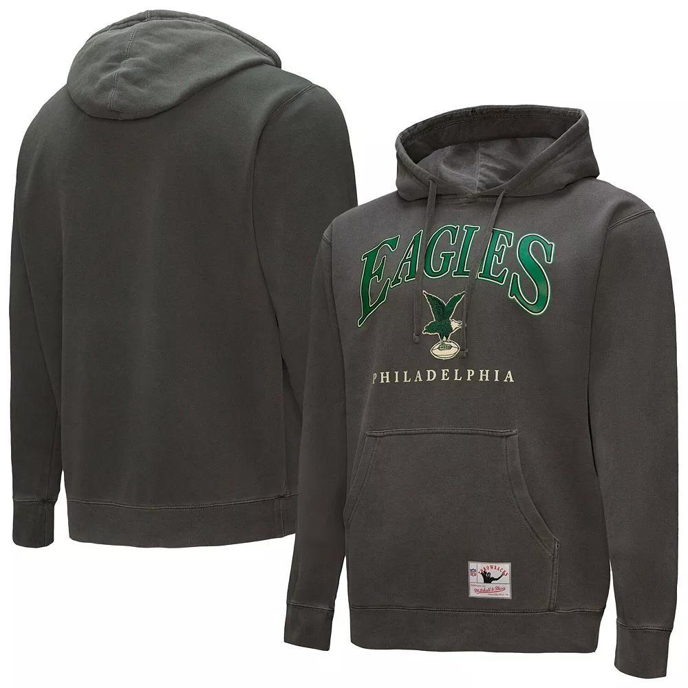 ��Mitchell & Ness  Gray Philadelphia Eagles Slot Pullover Hoodie, Men's, Size: Large, Grey Product Image