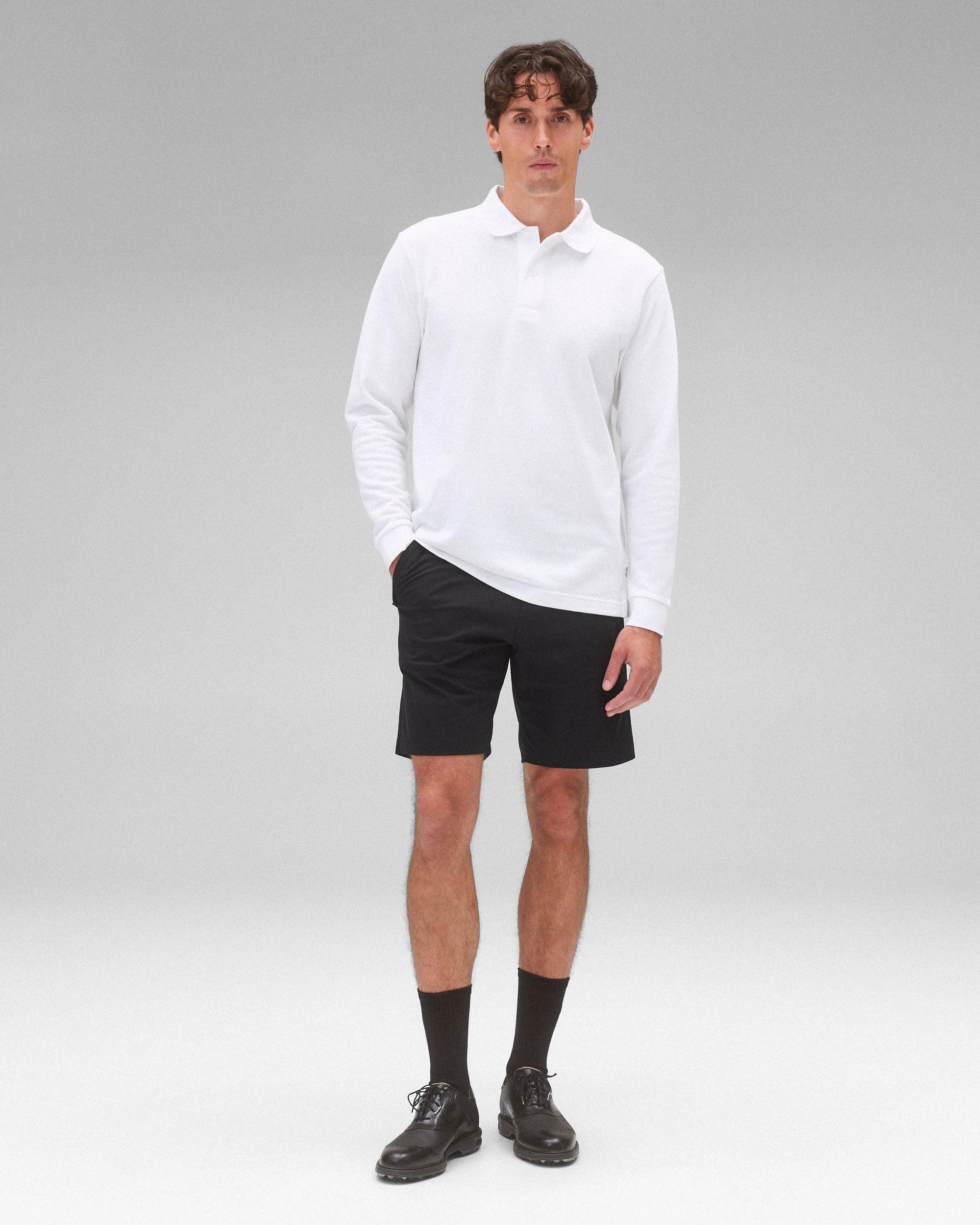 Athletic Pique Academy Standard Long Sleeve Polo Male Product Image