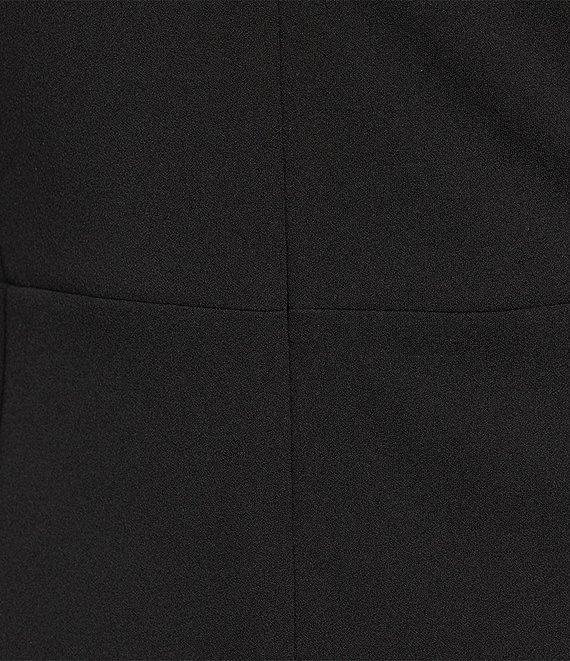 Investments Scuba Crepe 3/4 Sleeve Ballet Neck Sheath Dress Product Image