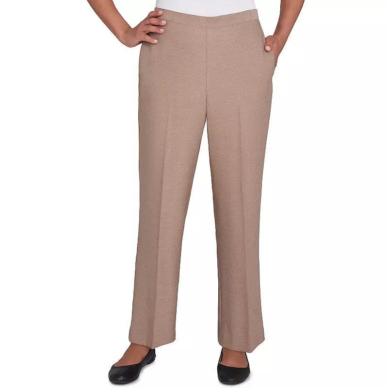 Women's Alfred Dunner Classic Emerald Pants, Size: 18, Cashew Product Image