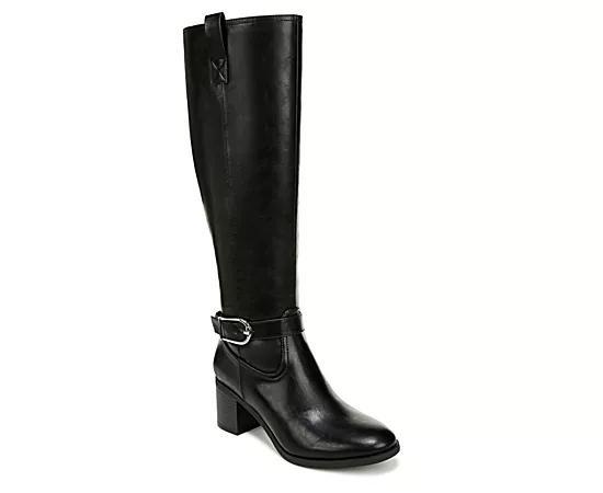 LifeStride Legend Women's Tall Heeled Riding Boots in Regular and Wide Calf, Size: 11 Wc, Black Product Image