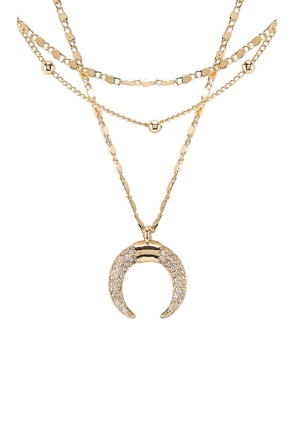 Layered Moon Necklace Ettika Product Image