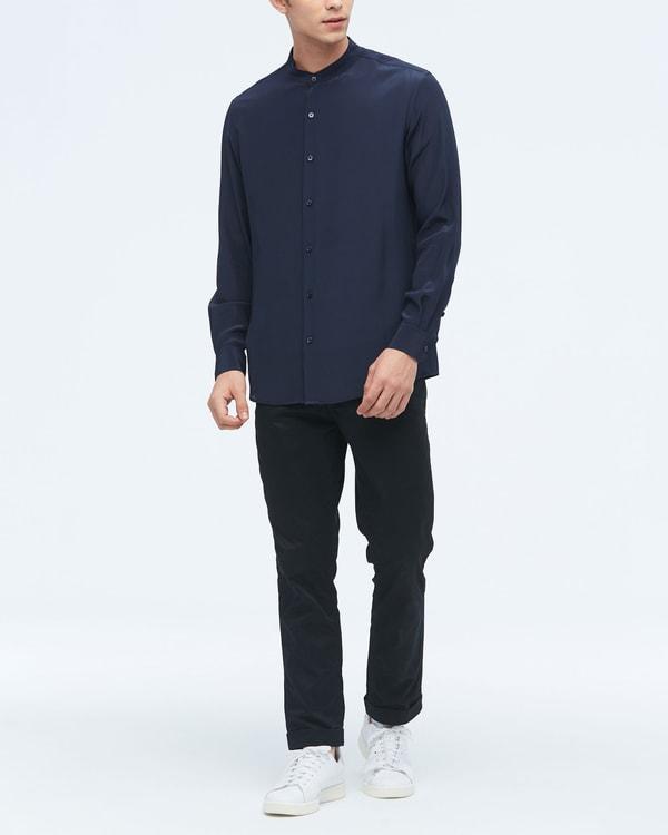 Business Formal Silk Shirt For Men Product Image
