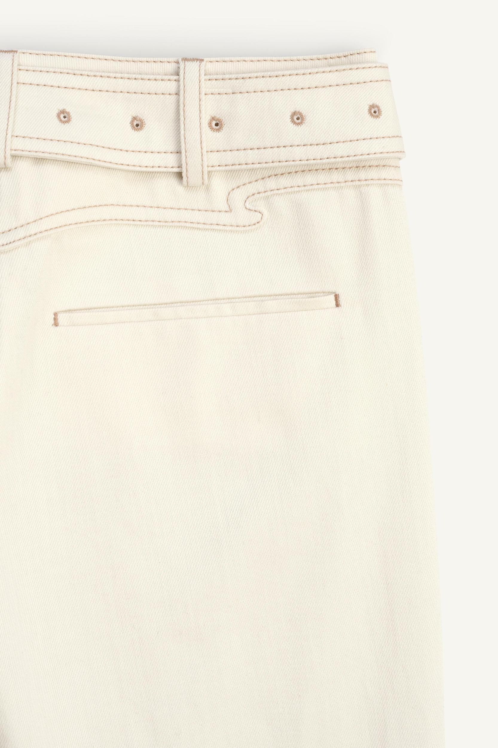 LIMITED EDITION TOPSTITCHED FLARE PANTS Product Image