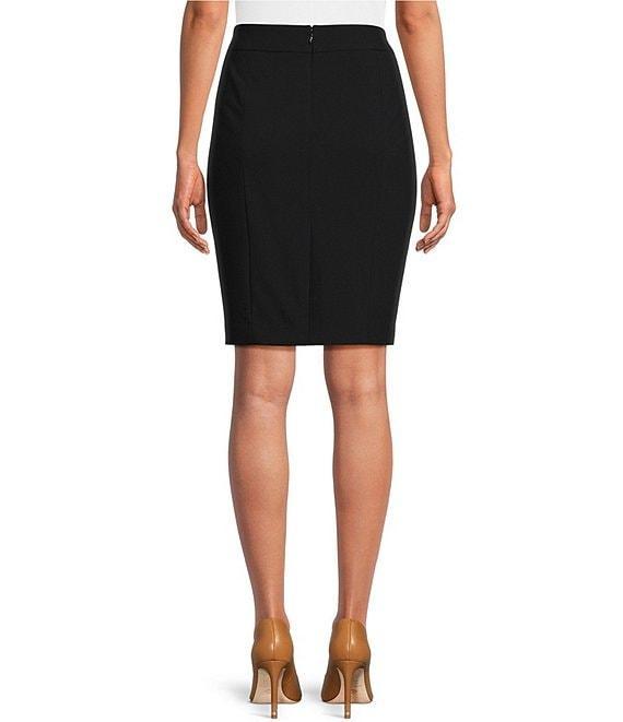 Calvin Klein High Rise Luxe Stretch Coordinating Pencil Skirt Product Image