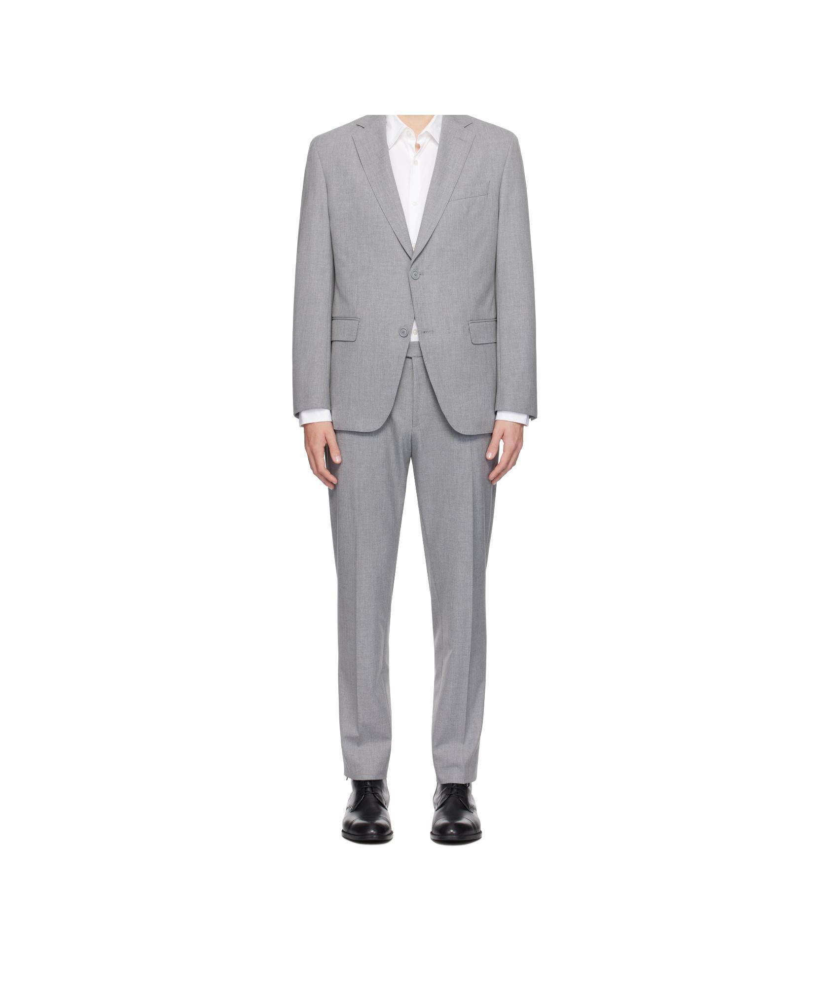 HUGO BOSS Long-sleeved Suit In Gray Product Image