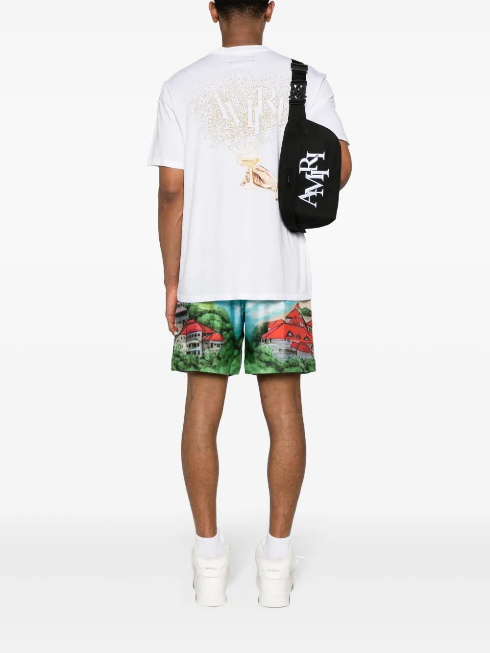 Champagne cotton T-shirt Product Image