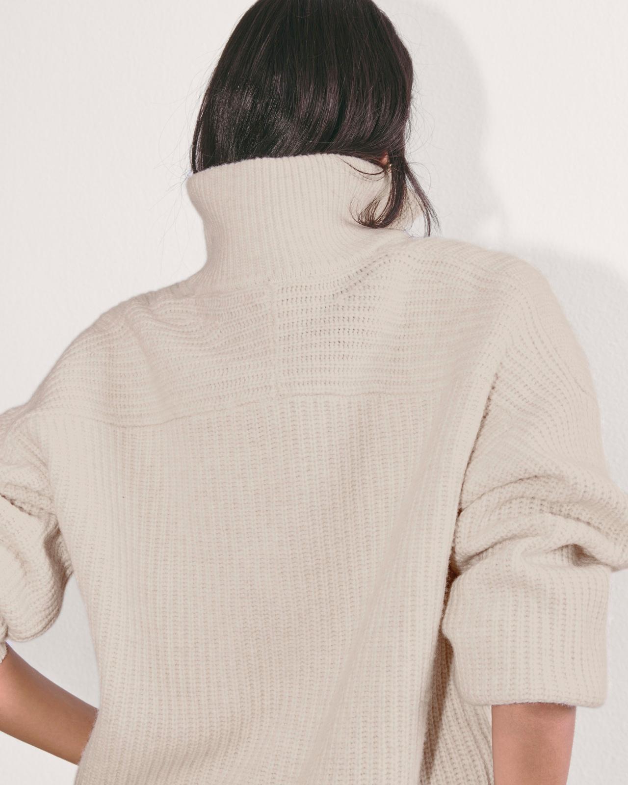 Womens Half-Zip Sweater in Luxe Merino by Everlane Product Image