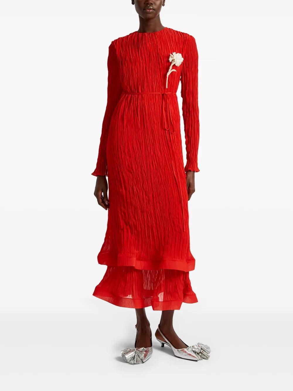 long-sleeve midi dress Product Image