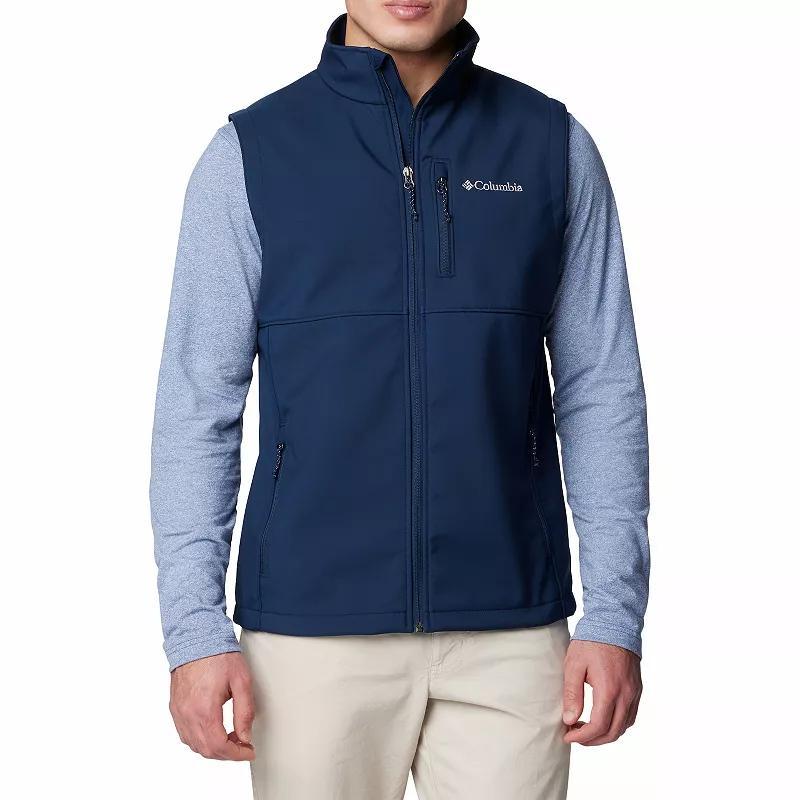 Men's Columbia Ascender™ II Soft Shell Vest, Size: XXL, Collegiate Blue Product Image