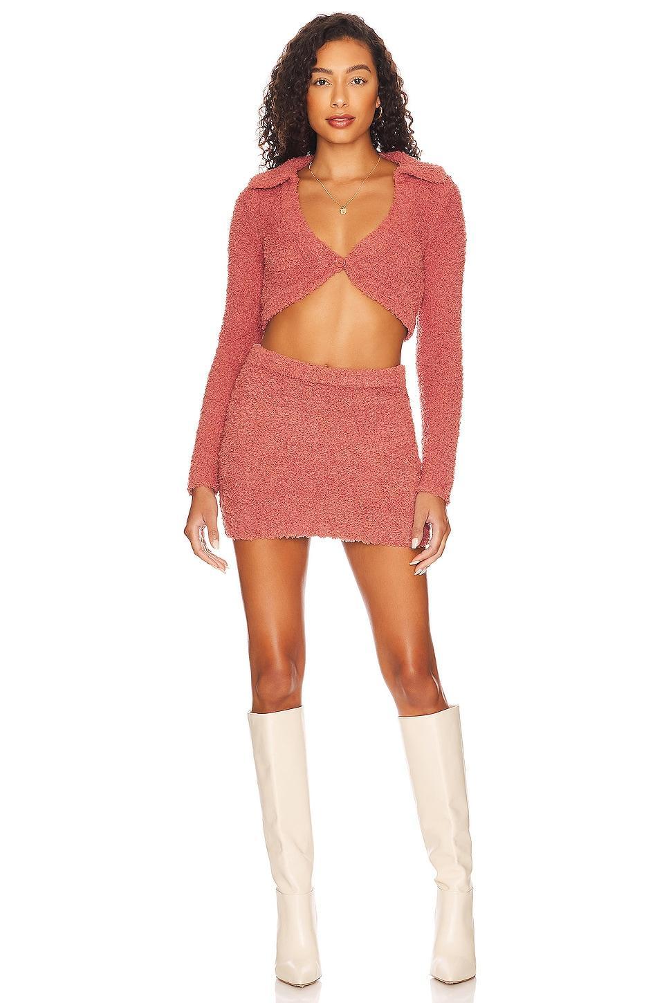 Safya Fuzzy Mini Skirt Lovers and Friends Product Image
