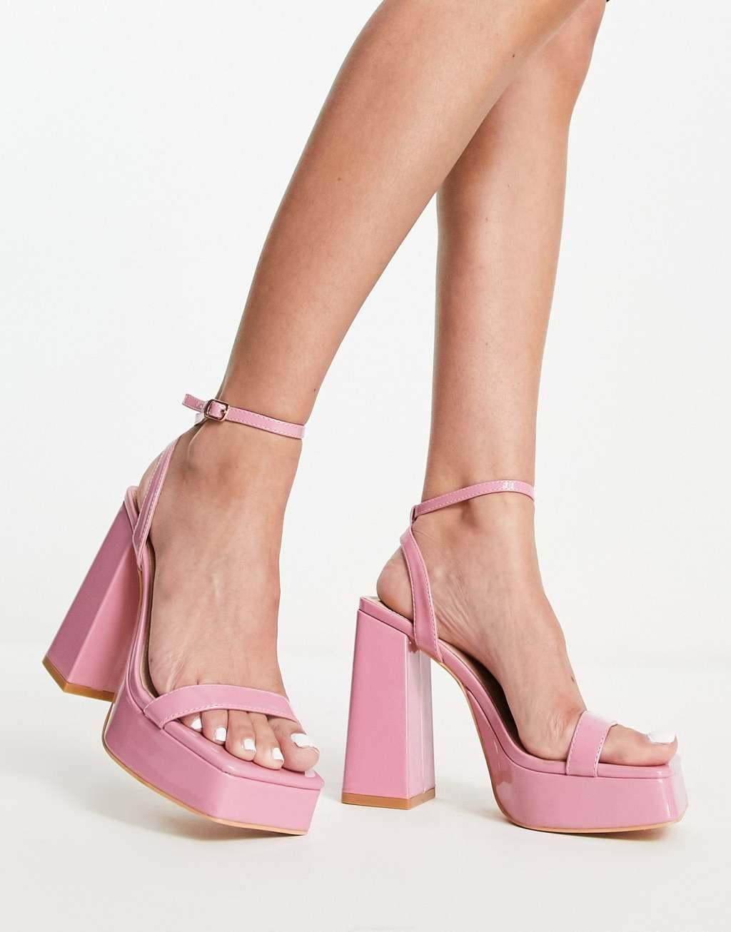 Glamorous platform heel sandals Product Image