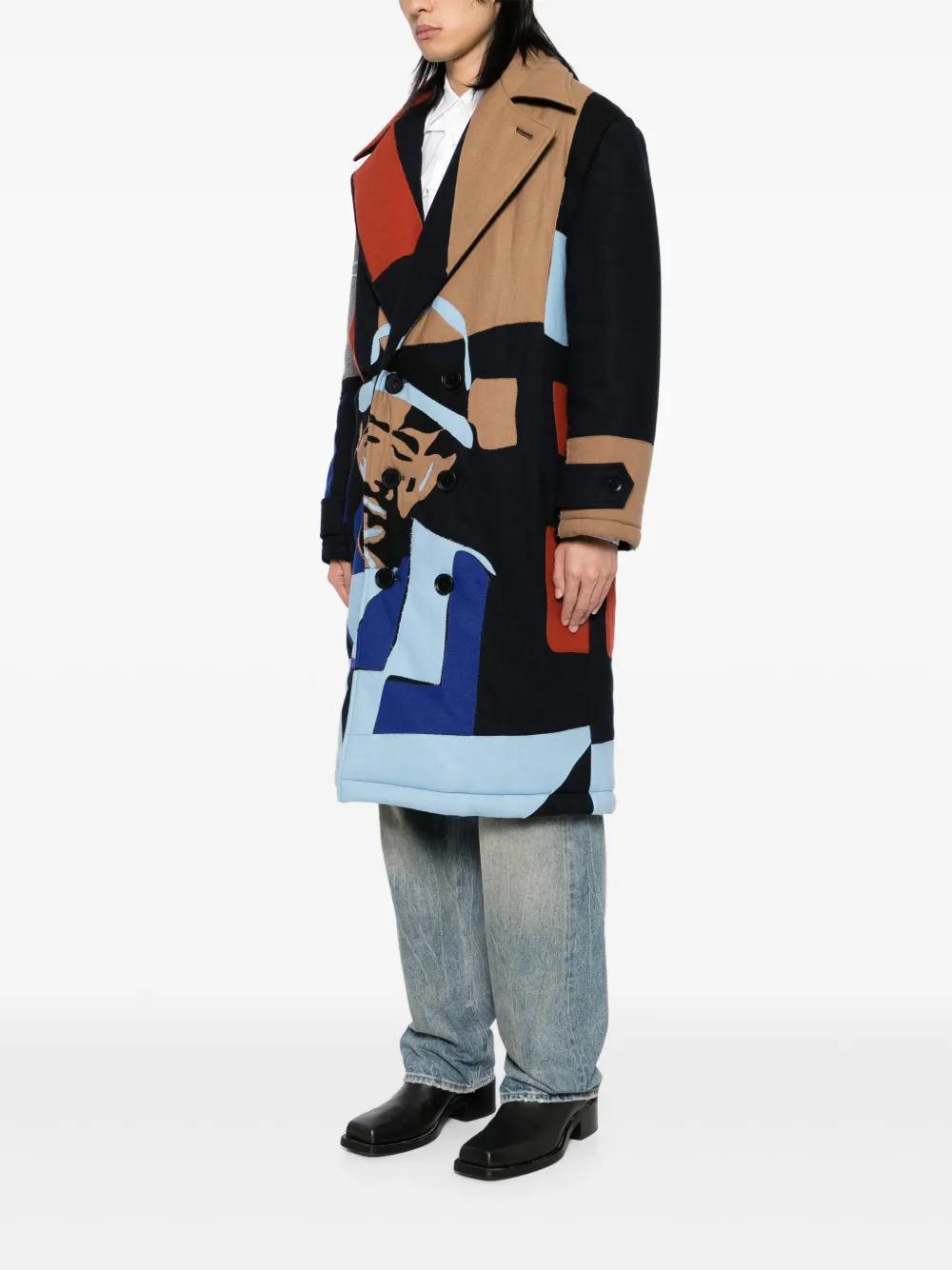 patchwork padded coat Product Image