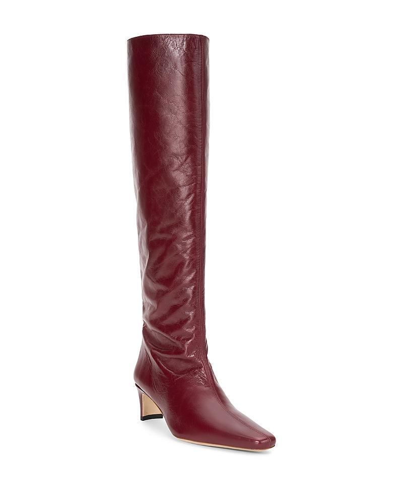 Staud Womens Wally Mid Heel Knee High Boots Product Image