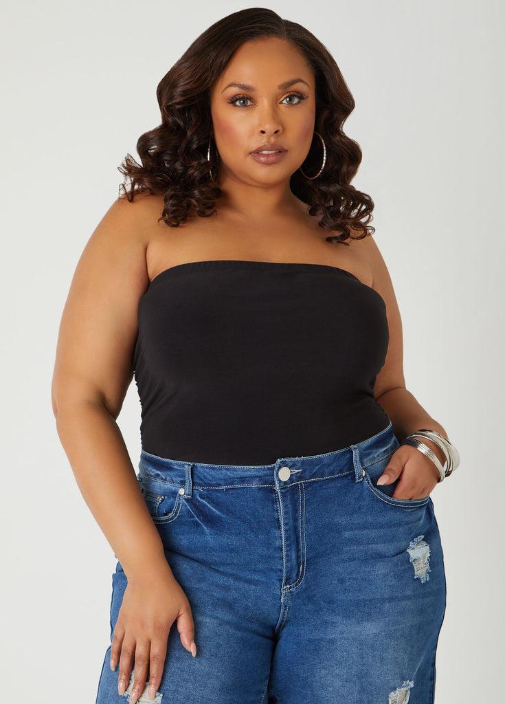 Ruched Tube Top Product Image