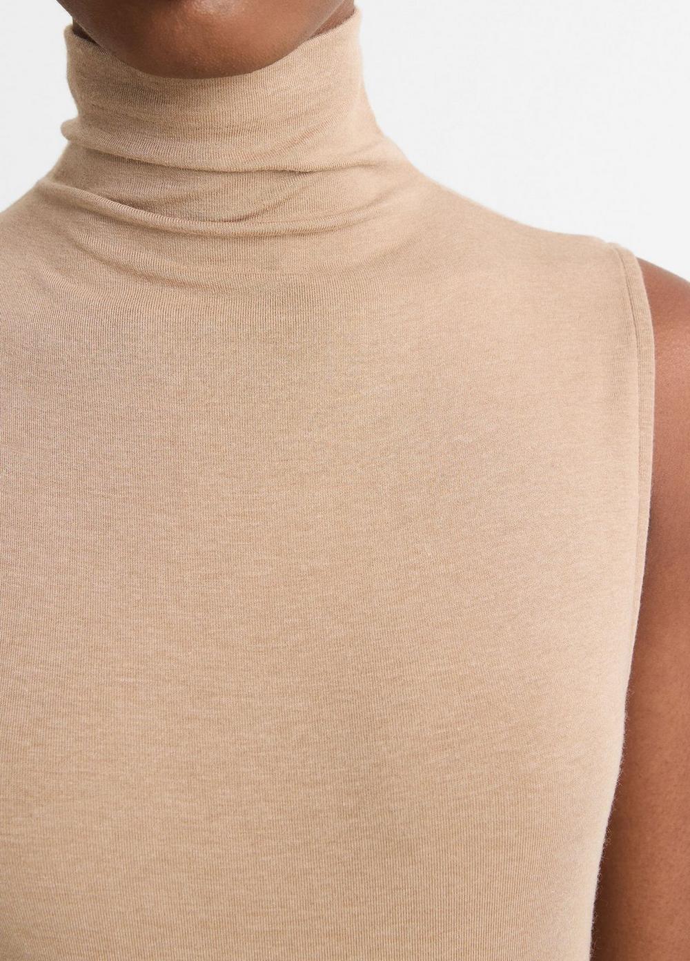 Womens Sleeveless Turtleneck, Black, Size XS Vince Product Image