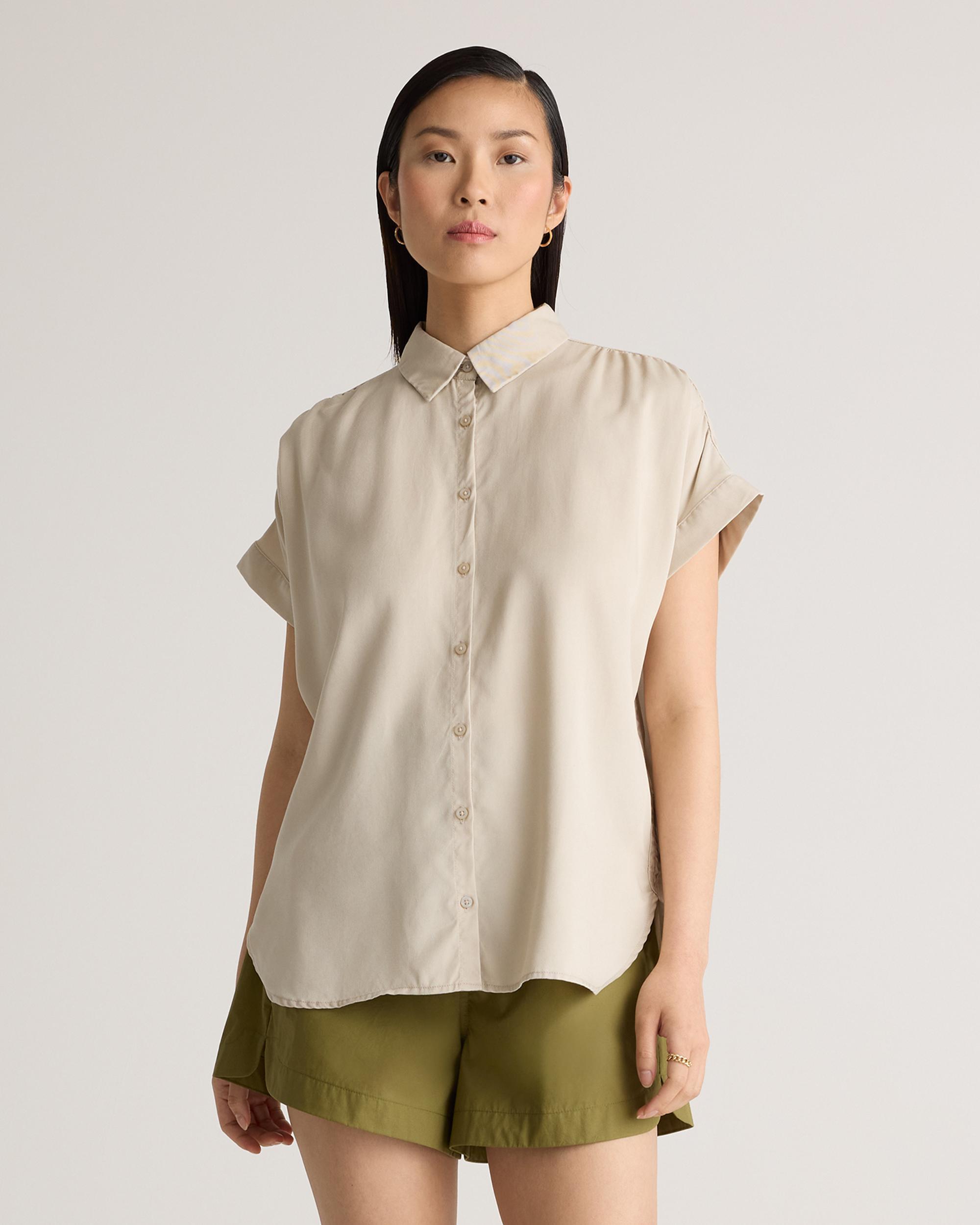 Quince | Women's Vintage Wash Tencel Camp Shirt Product Image