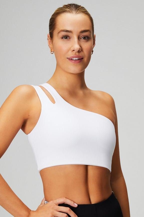 Asymmetrical Double Strap Midi Bra Product Image