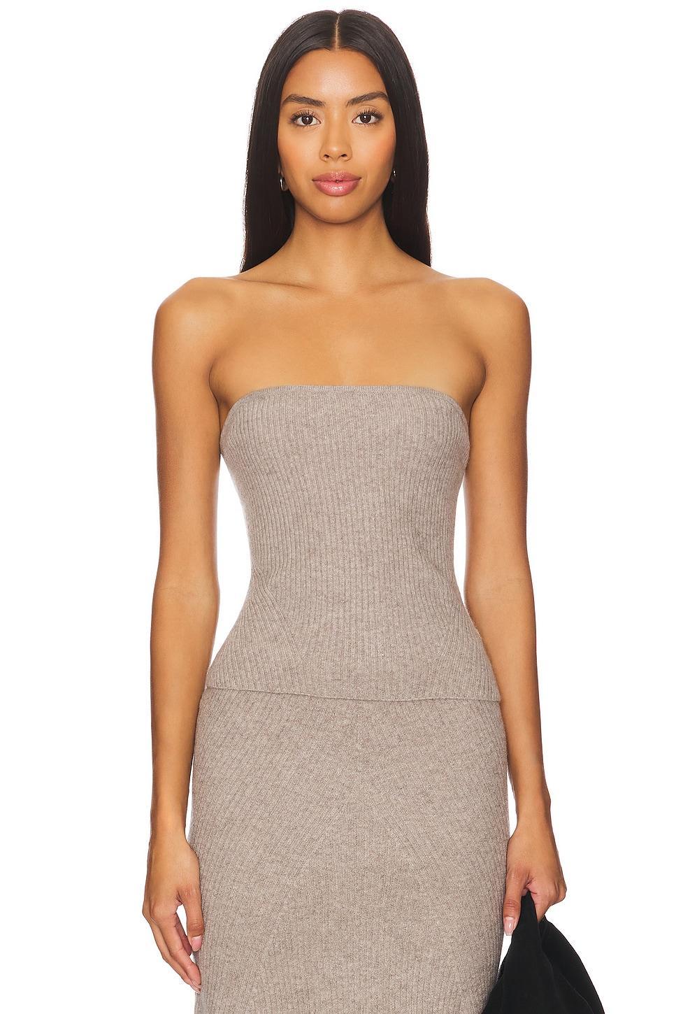 Wool Cashmere Ribbed Convertible Cami Product Image