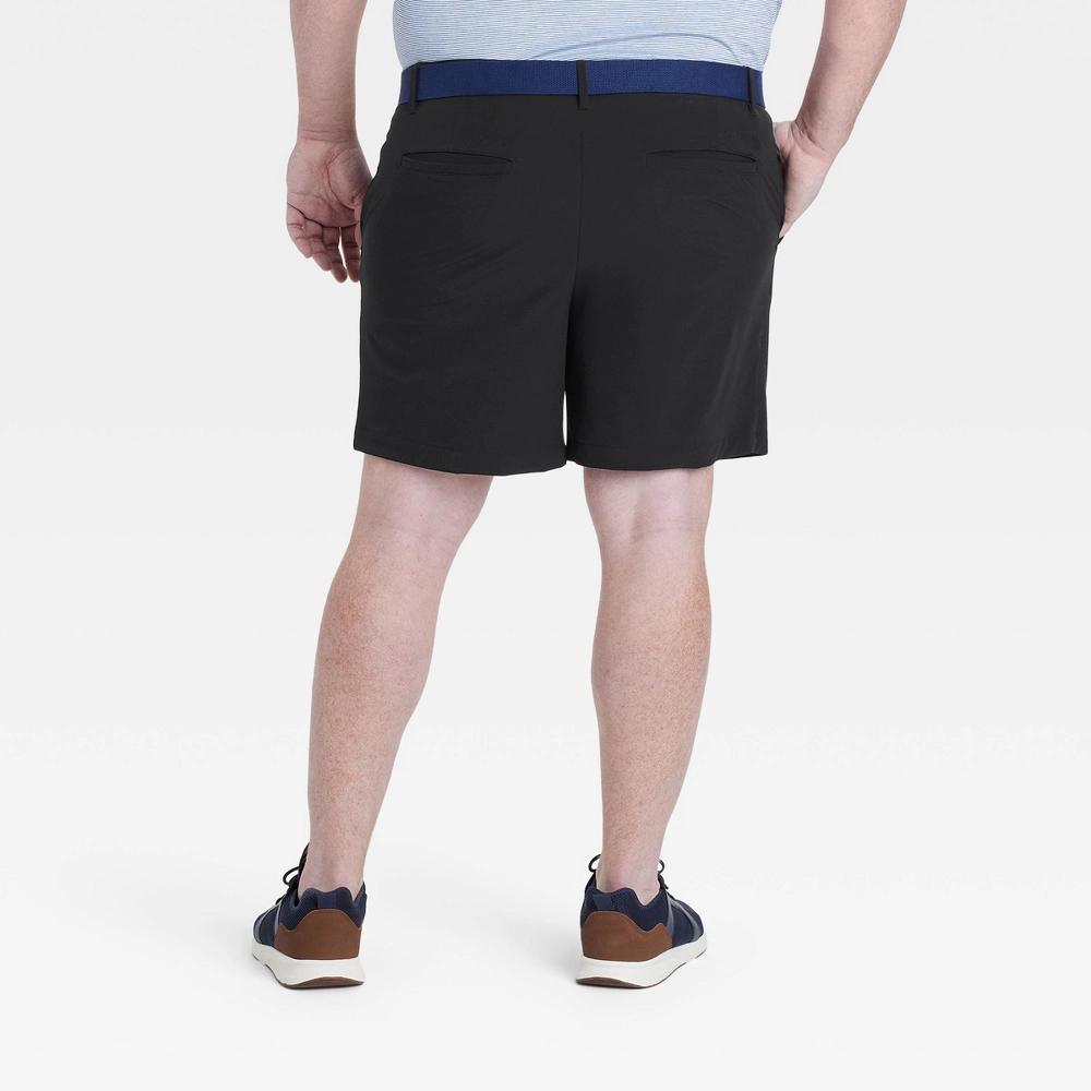 Mens Big Golf Shorts 7 - All In Motion Onyx Black 46 Product Image