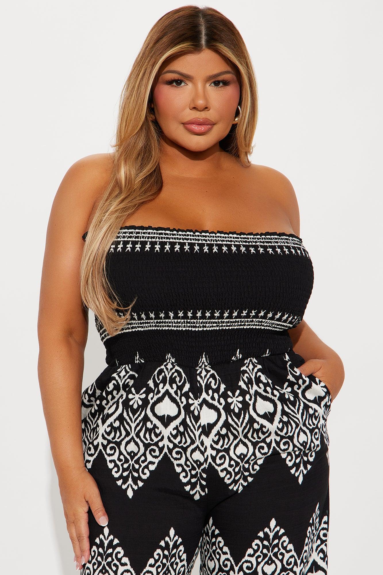 Can't Blend In Jumpsuit - Black/combo Product Image