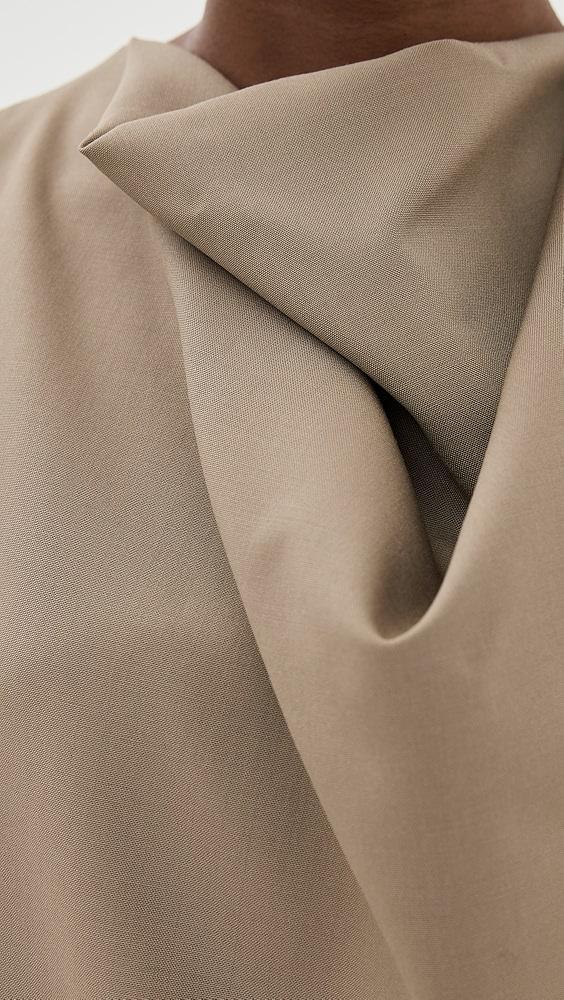 Róhe Draped Wool Top | Shopbop Product Image