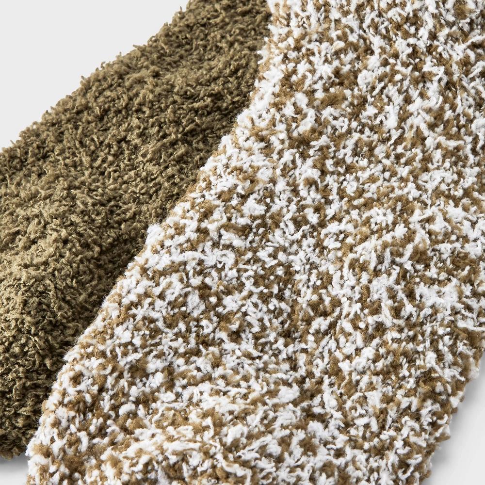 Womens Marled 2pk Cozy Low Cut Socks - Auden 4-10: Recycled Polyester, Spandex, Knit, Machine Washable Product Image