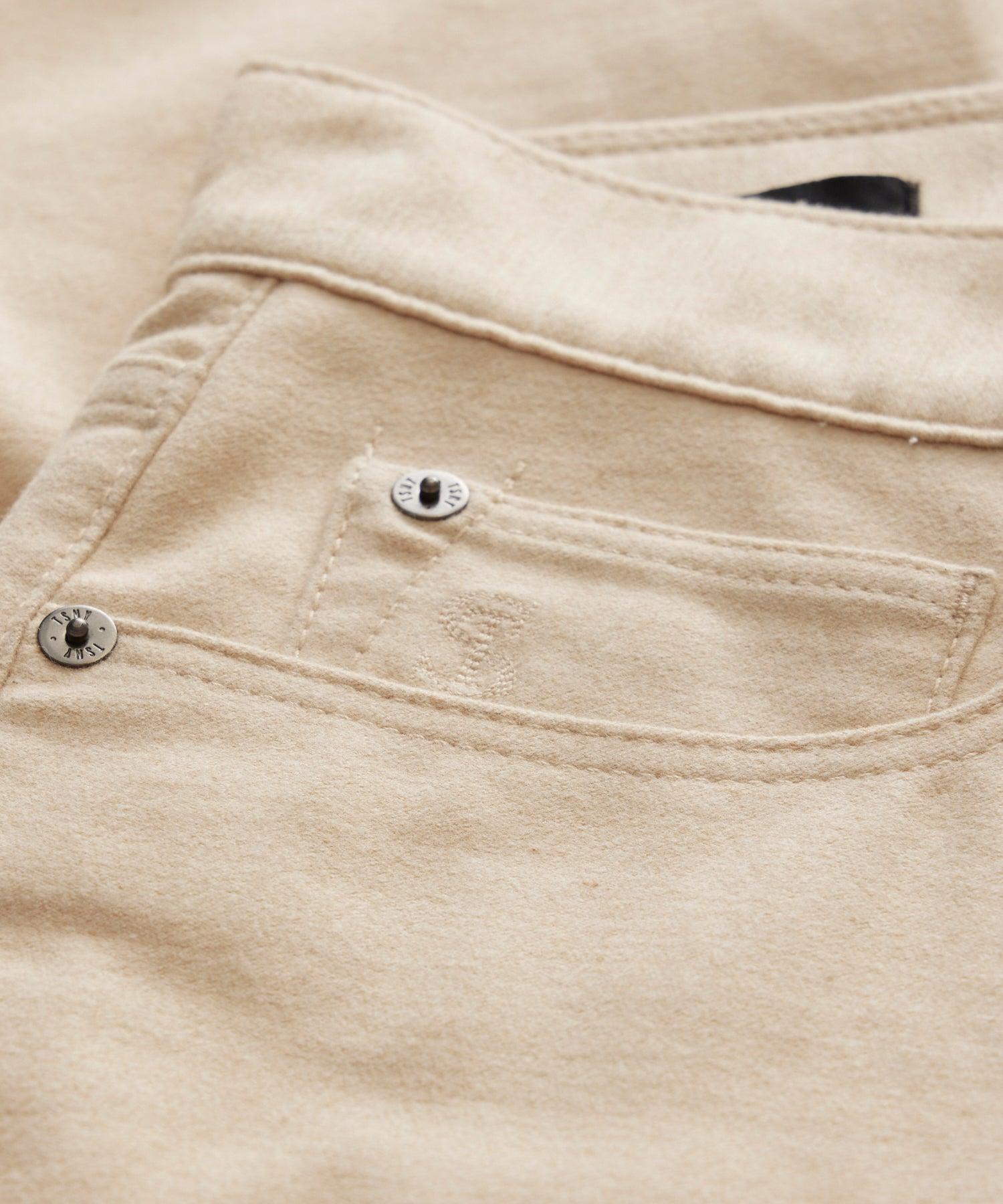 Slim Fit 5-Pocket Camelhair Pant Male Product Image