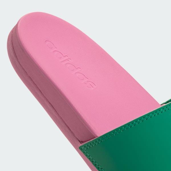 adidas Adilette Stripe Comfort Men's Slide Sandals, Size: 14, Earth Strata Product Image