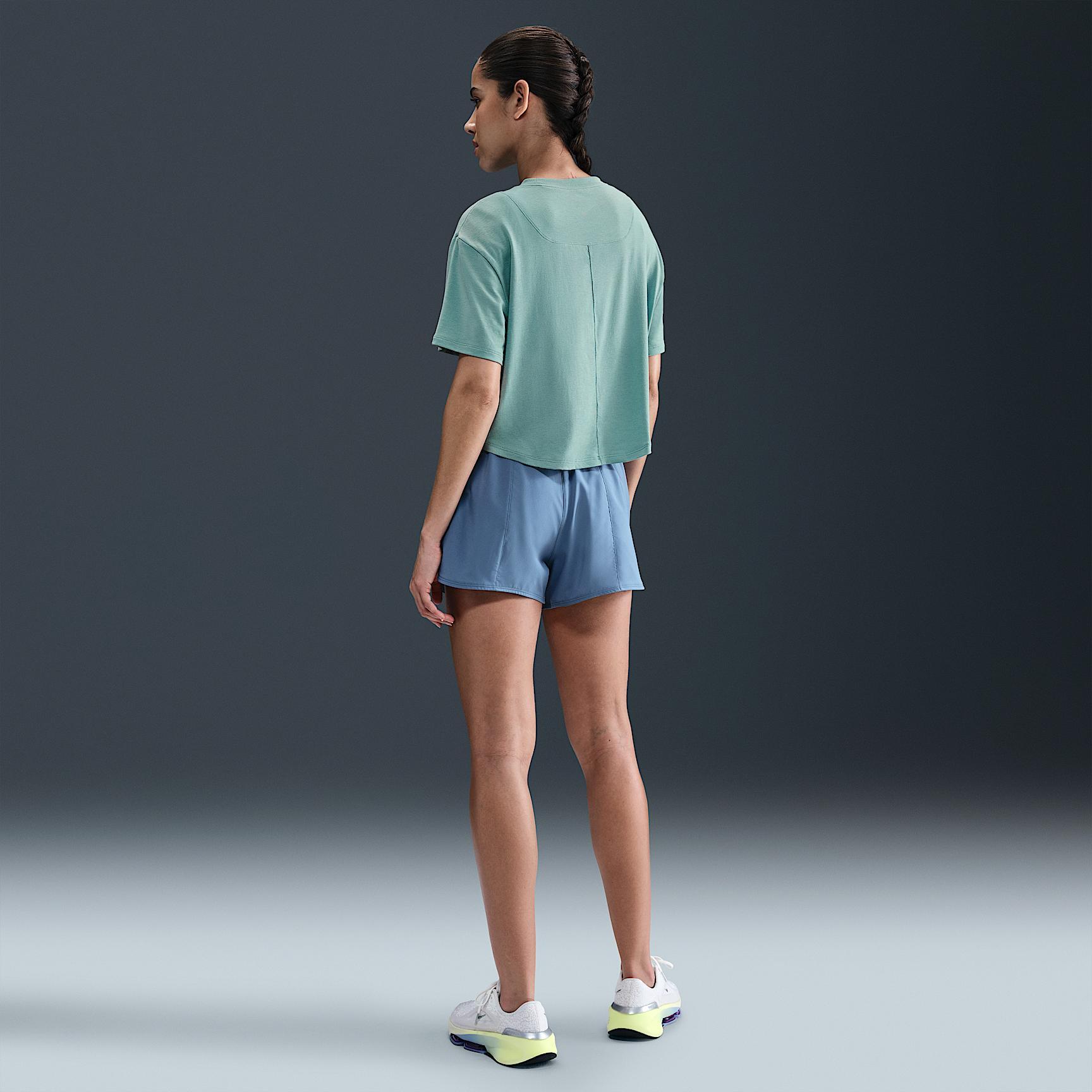 Nike Women's One Relaxed Dri-FIT Cropped Short-Sleeve Top Product Image