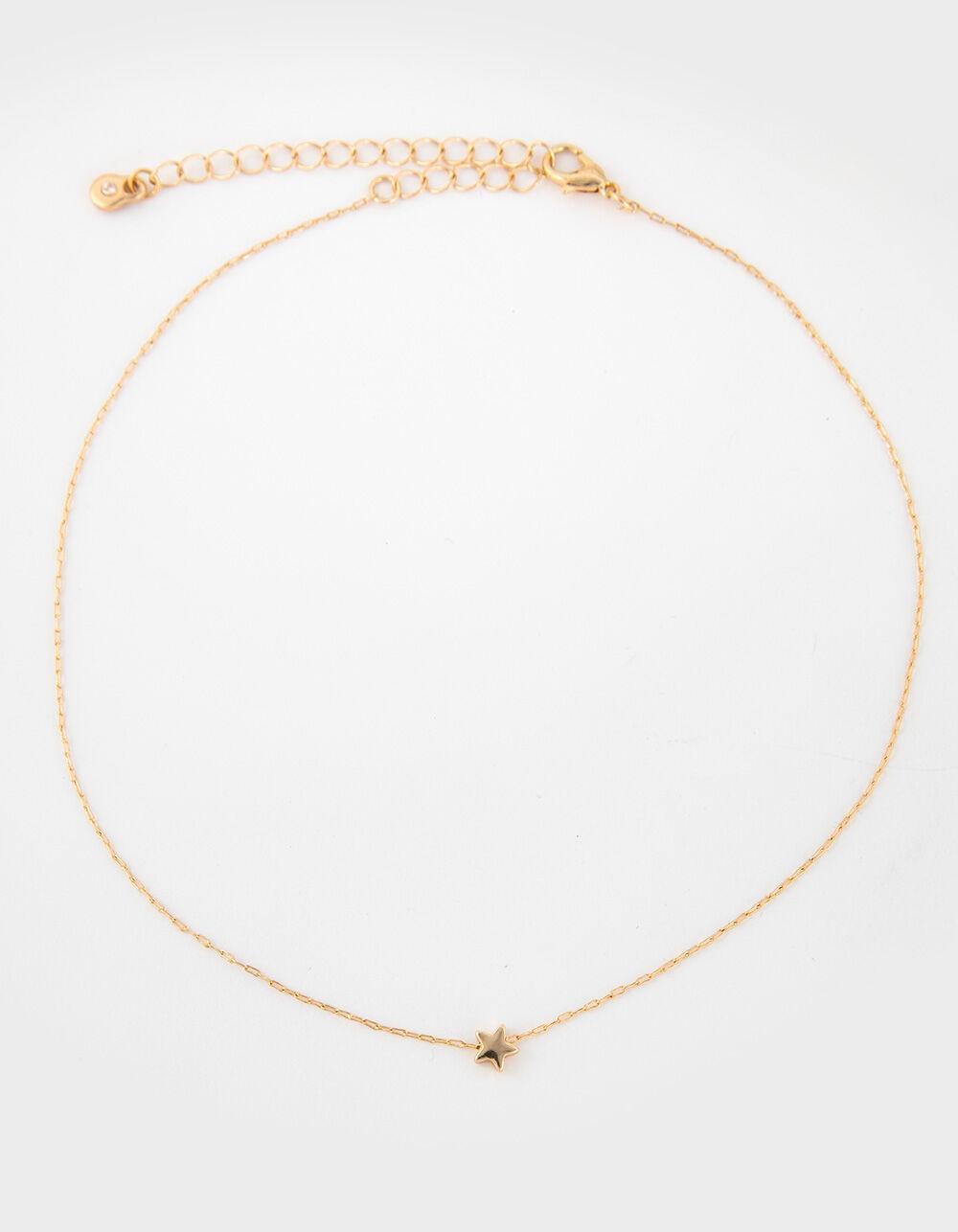 FULL TILT Layered Flower Sun Charm Necklace Product Image