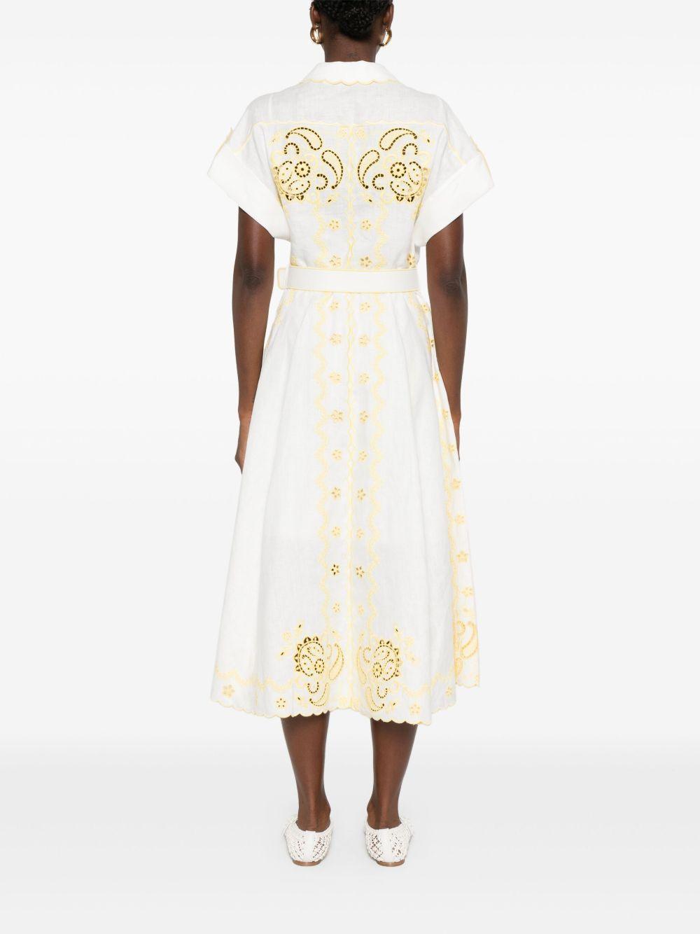 Lucky embroidered midi dress Product Image