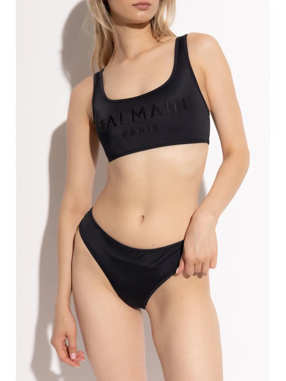 logo-embroidered bikini Product Image