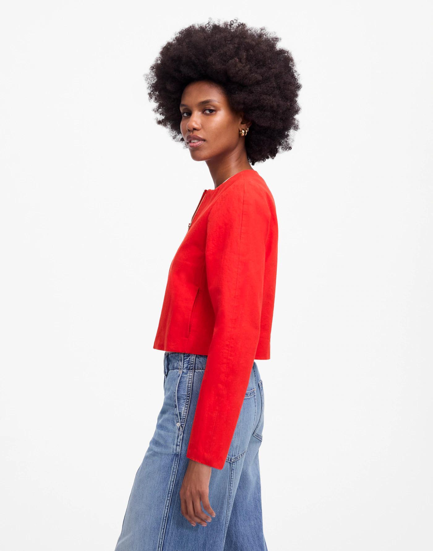 Crop Cardigan Jacket Product Image