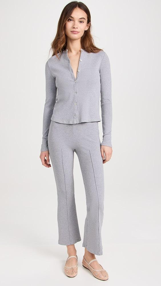DONNI. Rib Kick Flare Trousers | Shopbop Product Image