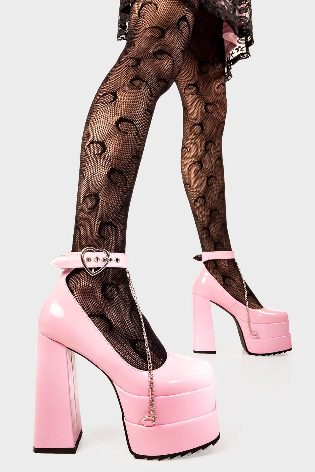 Sweetheart Platform Heels Product Image