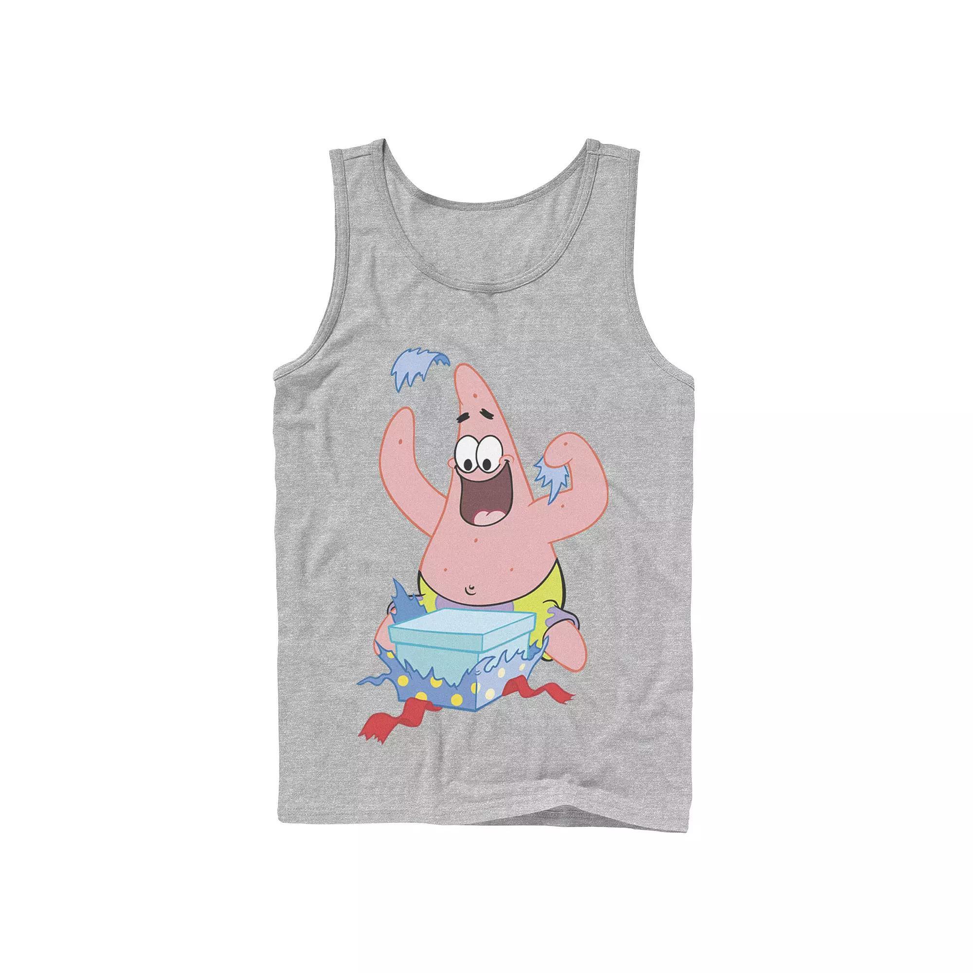 Men's Nickelodeon SpongeBob SquarePants Patrick Star Holiday Tank Top, Size: Large, Black Product Image