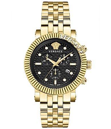 Mens V-Chrono Classic Two-Tone Bracelet Watch, 45mm Product Image