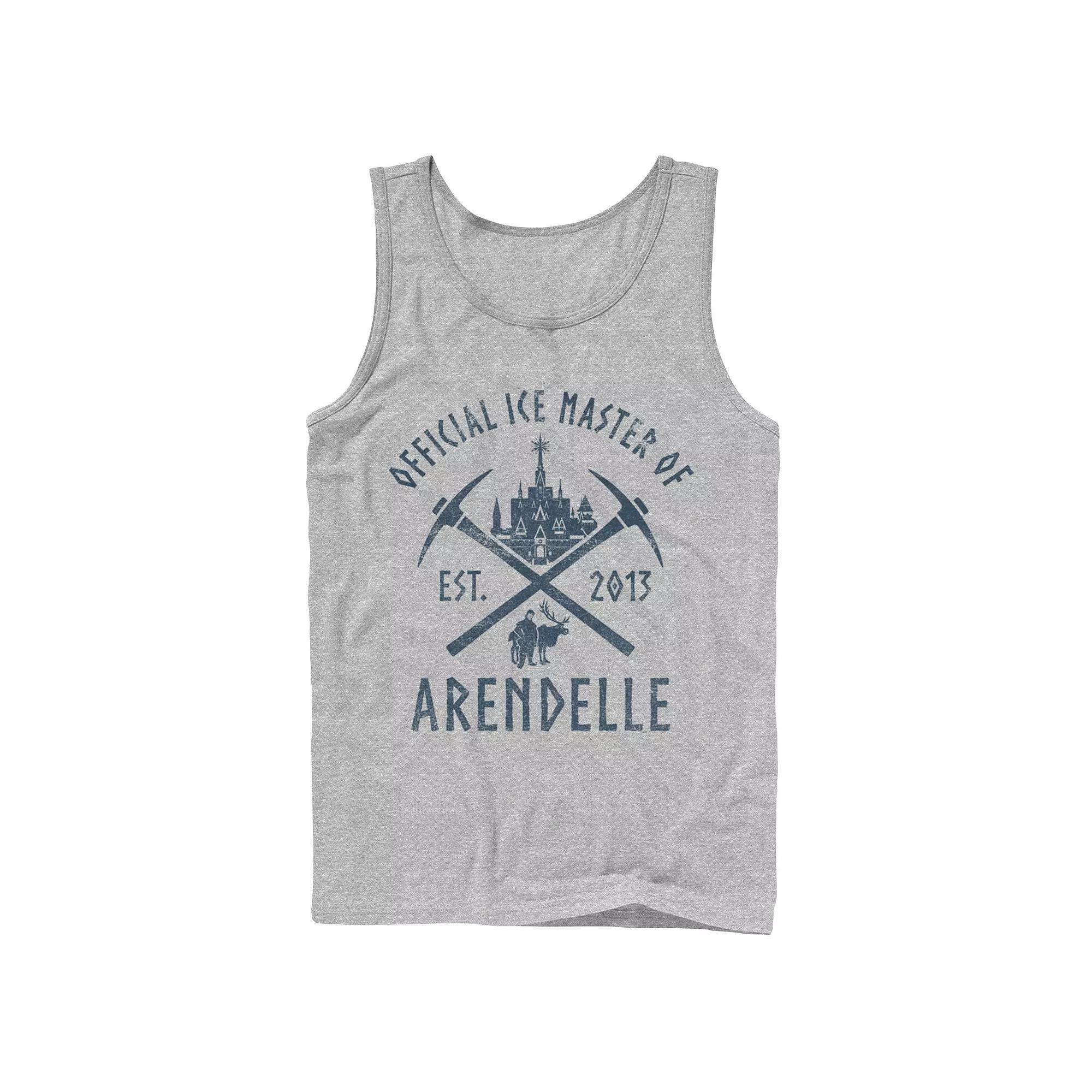 Men's Disney Frozen Official Ice Master Of Arendelle Tank Top, Boy's, Size: Large, Athletic Grey Product Image
