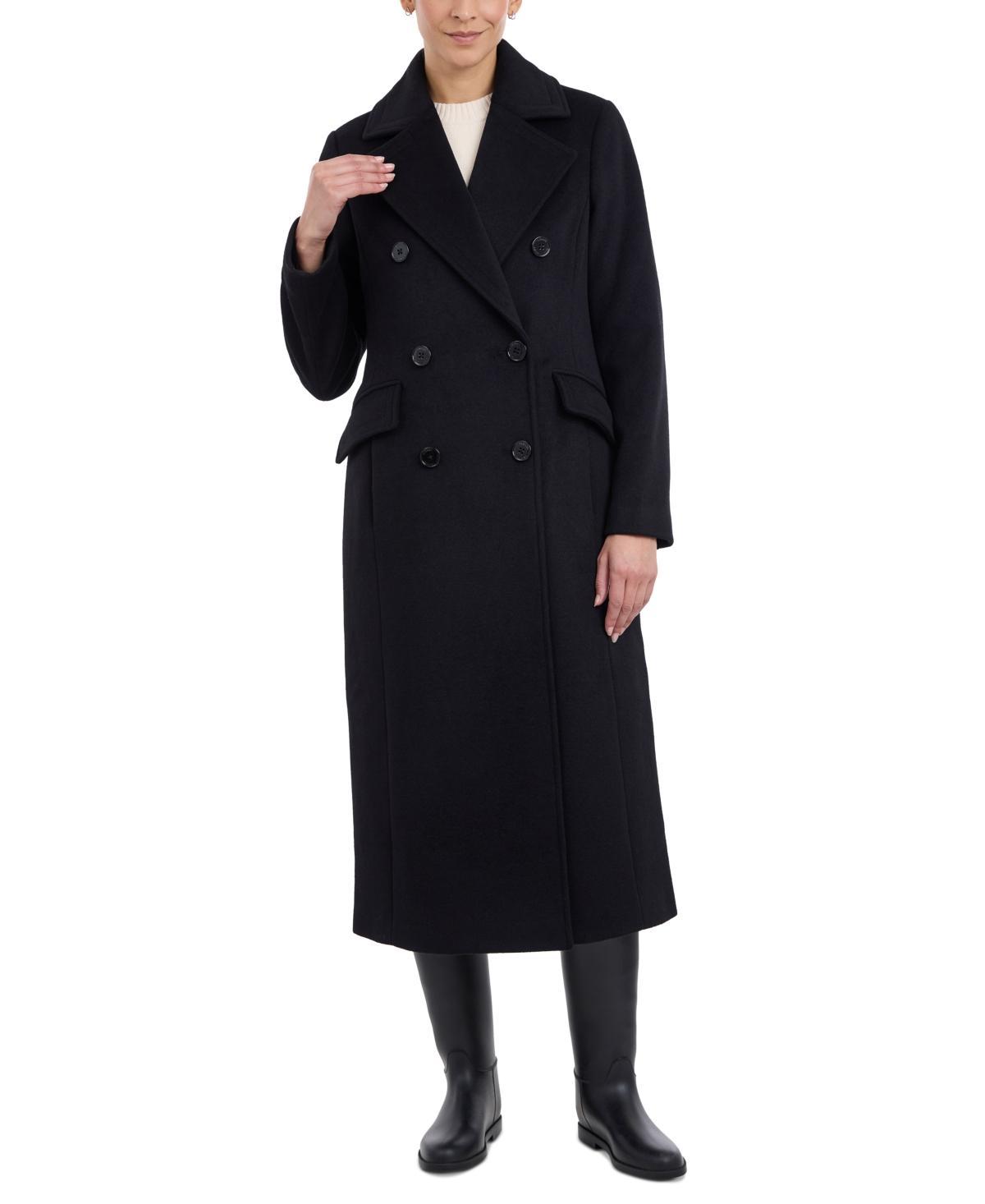 Michael Michael Kors Womens Double-Breasted Maxi Coat Product Image