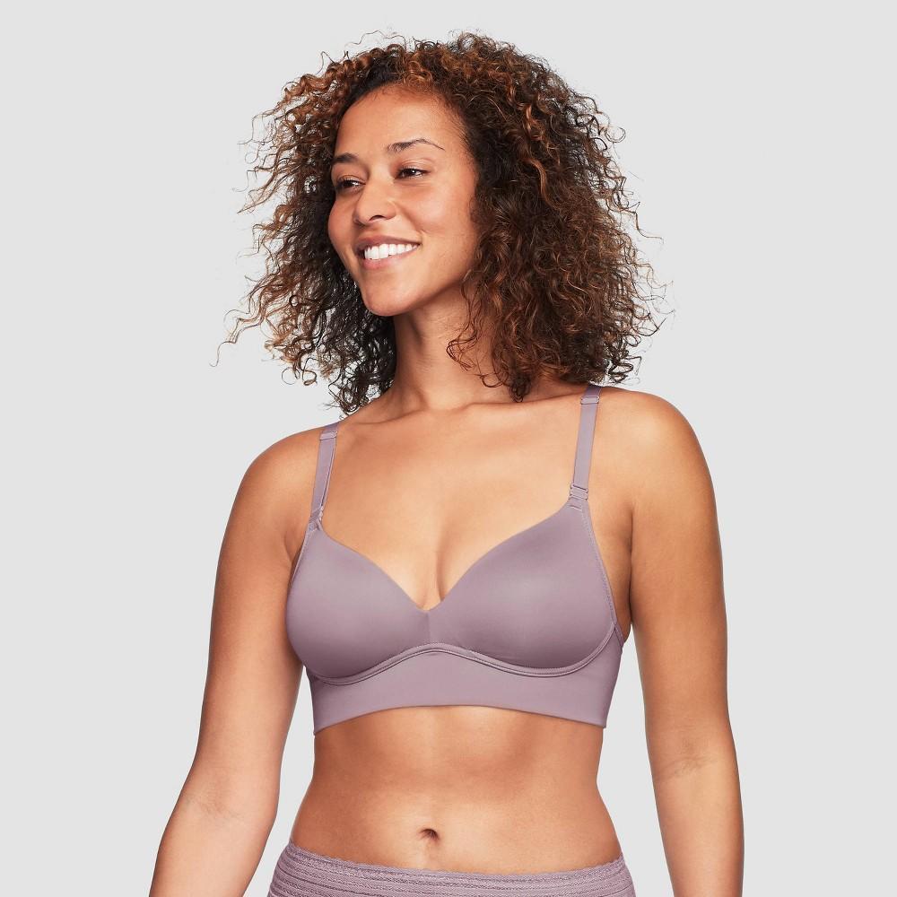 Simply Perfect By Warners Womens Longline Convertible Wirefree Bra - Mauve 34B: Medium Support, Lightly Lined Product Image