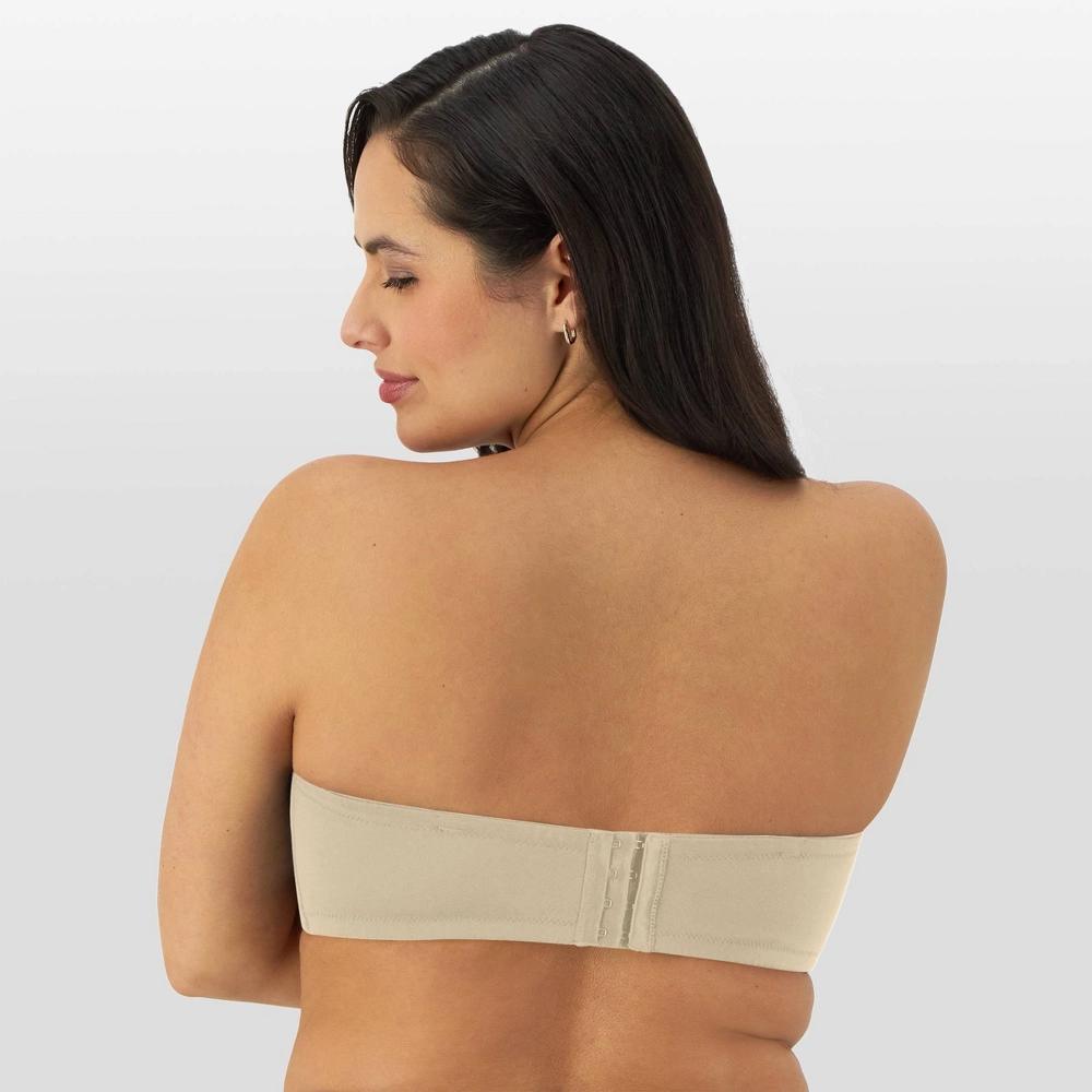 Bali Womens Full Coverage Underwire Multiway Strapless Bra - Taupe 42C: Removable Straps, Solid Knit, Hand Wash, Line Dry Product Image