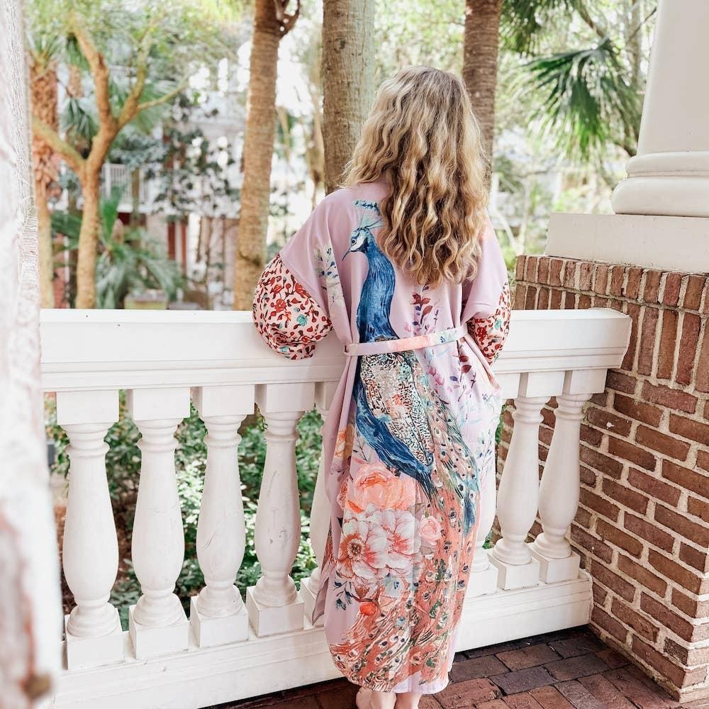 Peacock Summer Kimono Product Image