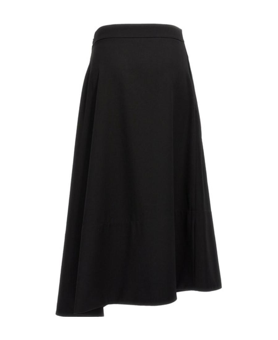 JIL SANDER Asymmetrical Skirt Skirts In Black Product Image